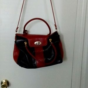 Marino Orlandi bag vintage satchel brown black GUC